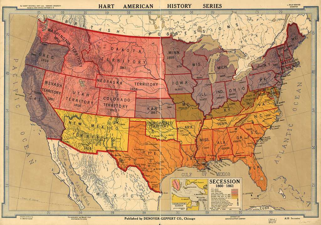 Estados Unidos: una "Red America" y una "Blue America".  Fundamentos de una pugna histórica y su relación con la hegemonía global (Parte 1)